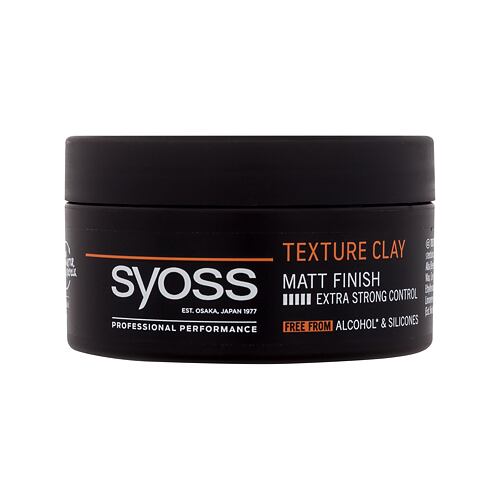 Pro definici a tvar vlasů Syoss Texture Clay Matt Finish 100 ml