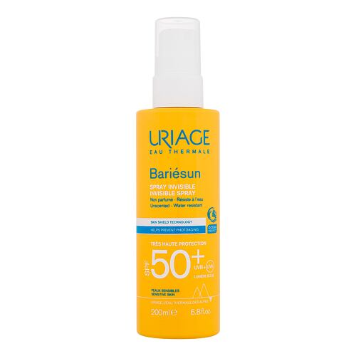 Opalovací přípravek na tělo Uriage Bariésun Invisible Spray SPF50+ 200 ml