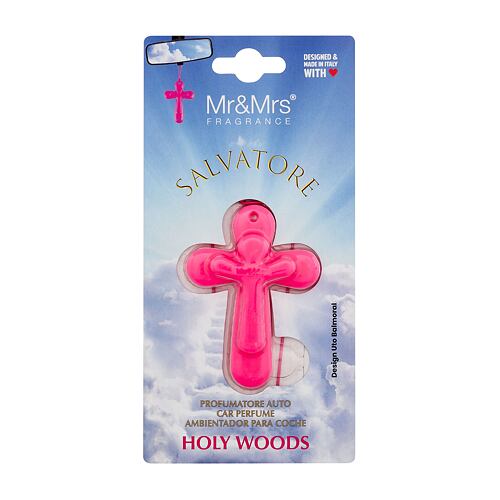 Vůně do auta Mr&Mrs Fragrance Salvatore Holy Woods Fuchsia 1 ks