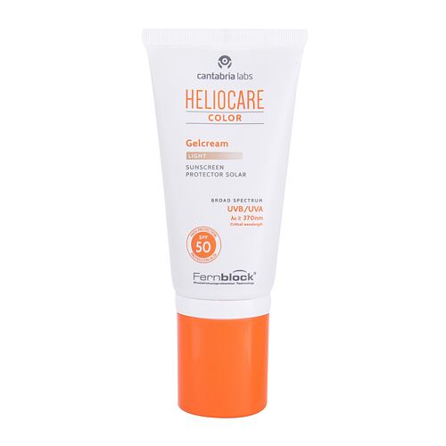 Opalovací přípravek na obličej Heliocare Color Gelcream SPF50 50 ml Light