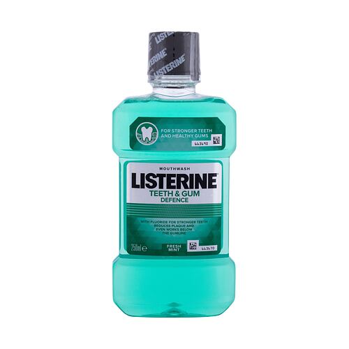 Ústní voda Listerine Teeth & Gum Defence Defence Fresh Mint Mouthwash 250 ml