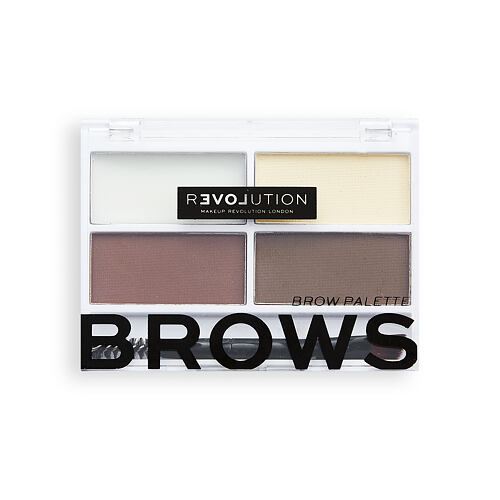 Set a paletka na obočí Revolution Relove Colour Cult Brows 3,2 g Dark