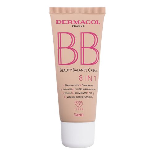 BB krém Dermacol BB Beauty Balance Cream 8 IN 1 SPF15 30 ml 4 Sand