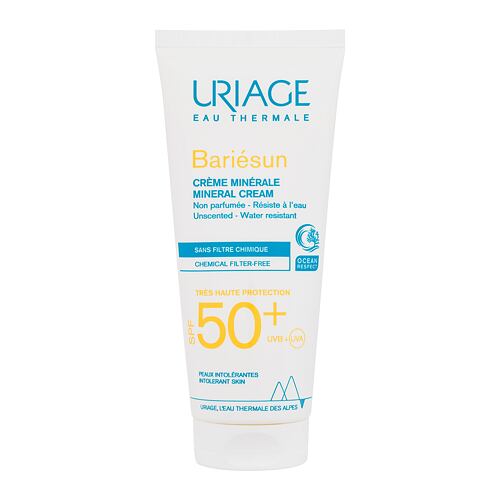 Opalovací přípravek na obličej Uriage Bariésun Mineral Cream SPF50+ 100 ml