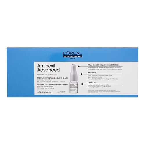 Sérum na vlasy L'Oréal Professionnel Aminexil Advanced Anti-Hair Loss Professional Programme 42x6 ml poškozená krabička