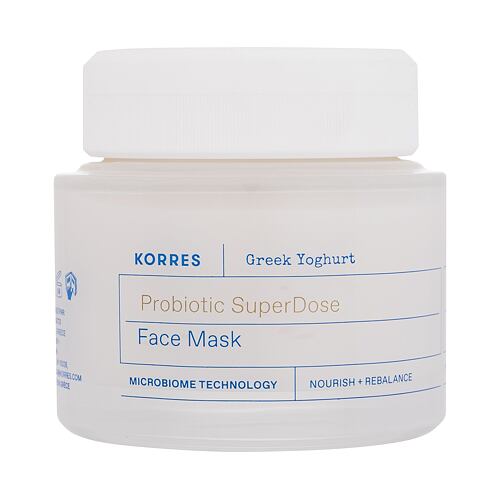 Pleťová maska Korres Greek Yoghurt Probiotic SuperDose Face Mask 100 ml