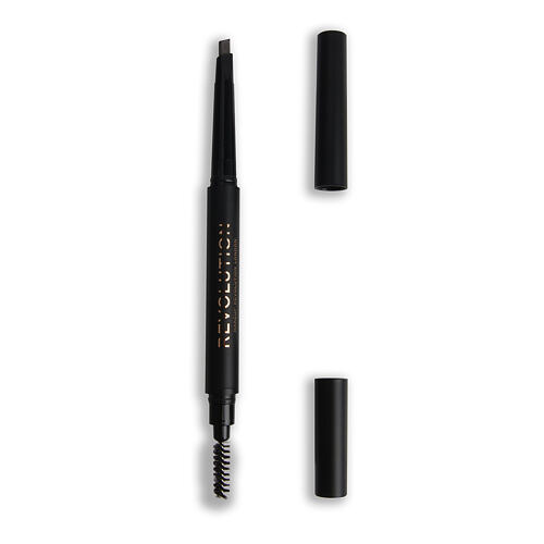 Tužka na obočí Makeup Revolution London Duo Brow Definer 0,15 g Brown