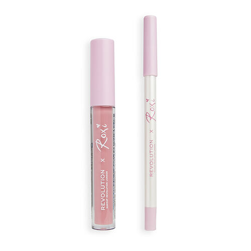 Lesk na rty Makeup Revolution London x Roxi Lip Kit 3 ml Cherry Blossom Kazeta