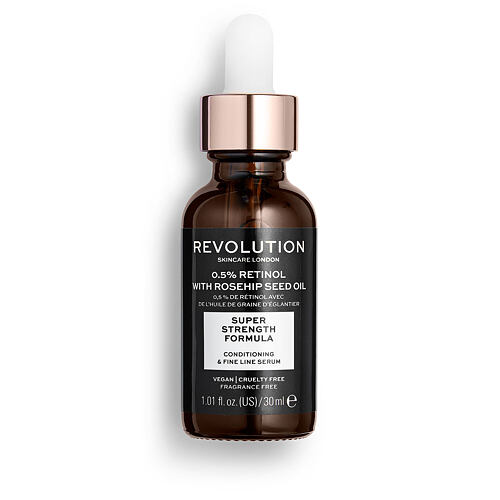 Pleťové sérum Revolution Skincare Skincare 0,5% Retinol with Rosehip Seed Oil 30 ml