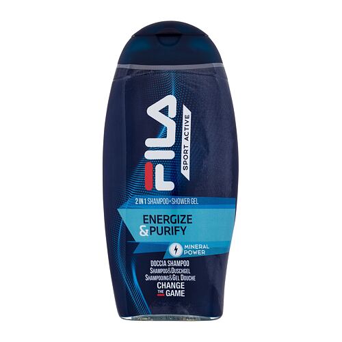 Sprchový gel Fila Sport Active Energize & Purify 2in1 Shampoo + Shower Gel 250 ml