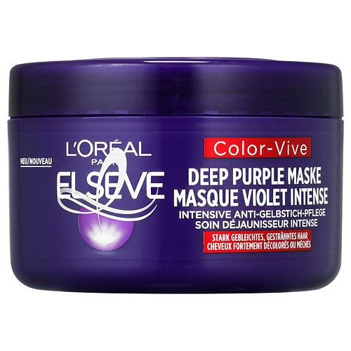 Maska na vlasy L'Oréal Paris Elseve Color-Vive Deep Purple Mask 250 ml