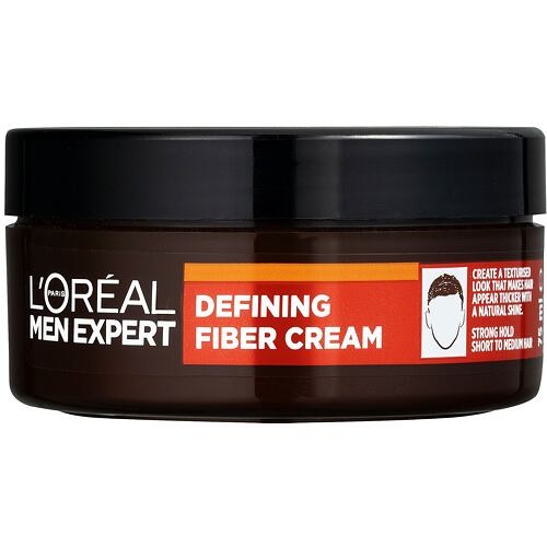 Krém na vlasy L'Oréal Paris Men Expert Barber Club Defining Fiber Cream 75 ml