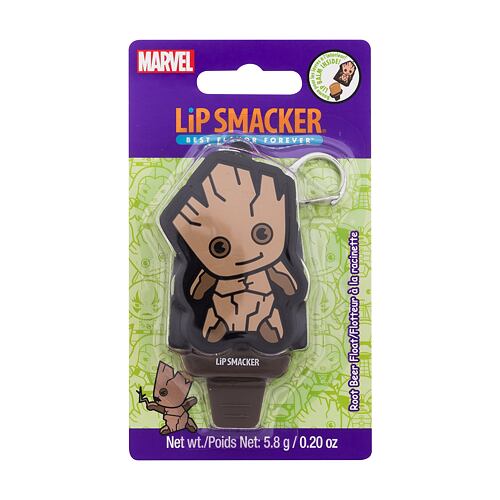 Balzám na rty Lip Smacker Marvel Guardians of the Galaxy Groot Keychain Lip Balm Root Beer Float 5,8 g