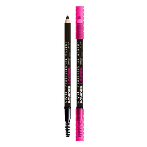 Tužka na obočí NYX Professional Makeup Powder Louder Brow Pencil 1,15 g 09 Black