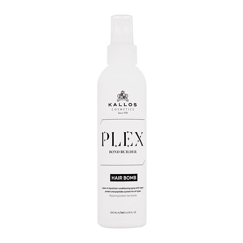 Bezoplachová péče Kallos Cosmetics Plex Bond Builder Hair Bomb 200 ml