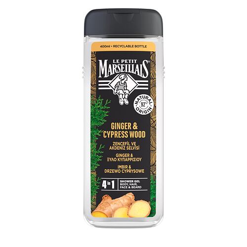 Sprchový gel Le Petit Marseillais Ginger & Cypress Wood 400 ml