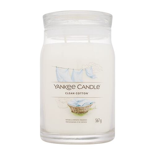 Vonná svíčka Yankee Candle Signature Clean Cotton 567 g