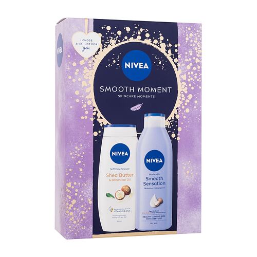 Tělové mléko Nivea Smooth Moment 250 ml Kazeta