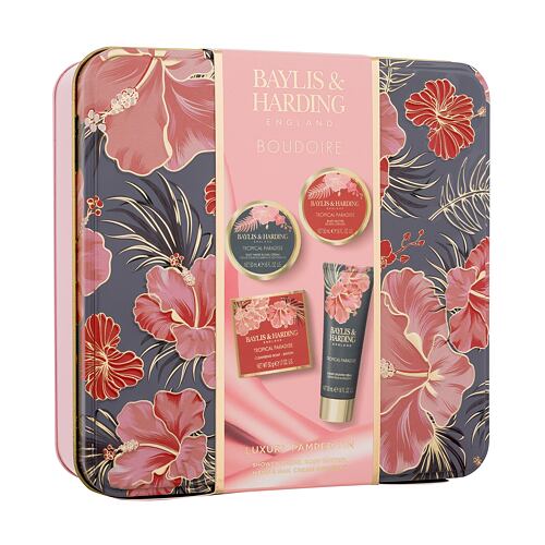 Tělové máslo Baylis & Harding Boudoire Tropical Paradise Luxury Pamper Tin 50 ml Kazeta