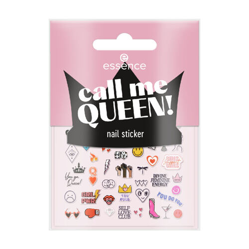 Ozdoby na nehty Essence Nail Stickers Call Me Queen! 1 balení