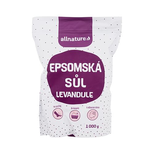 Koupelová sůl Allnature Epsom Salt Lavender 1000 g