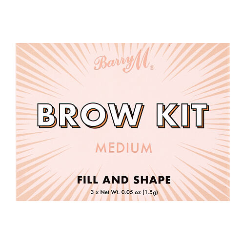 Set a paletka na obočí Barry M Brow Kit  4,5 g Medium