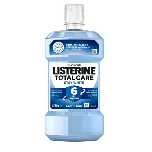 Ústní voda Listerine Total Care Stay White Mouthwash 6 in 1 500 ml