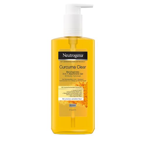 Čisticí gel Neutrogena Curcuma Clear Micellar Gel 3-in-1 200 ml