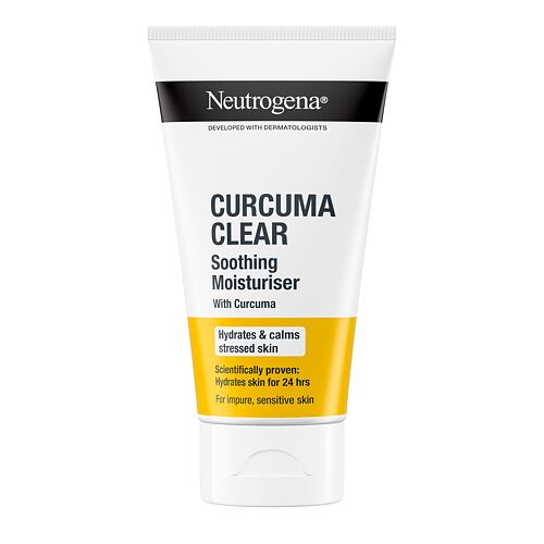 Denní pleťový krém Neutrogena Curcuma Clear Soothing Moisturiser 75 ml