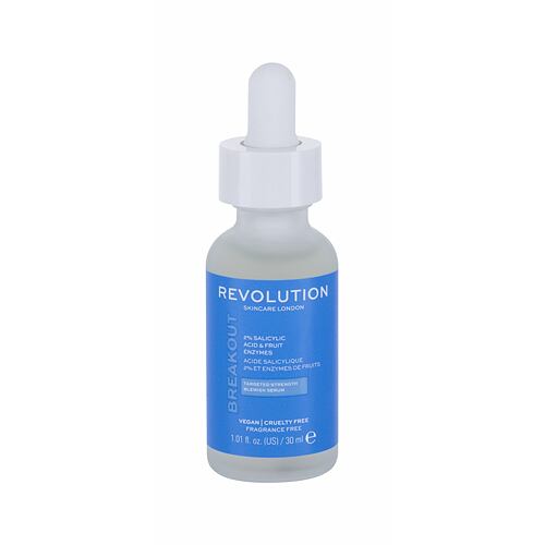 Pleťové sérum Revolution Skincare Breakout 2% Salicylic Acid & Fruit Enzyme Serum 30 ml