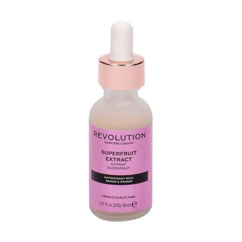 Pleťové sérum Revolution Skincare Superfruit Extract Serum & Primer 30 ml poškozená krabička