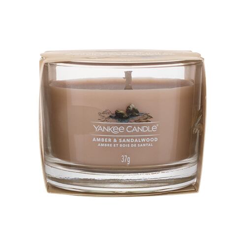 Vonná svíčka Yankee Candle Amber & Sandalwood 37 g