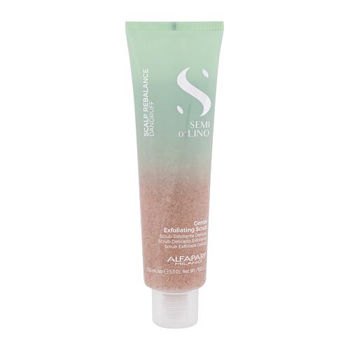 Přípravek proti lupům ALFAPARF MILANO Semi Di Lino Scalp Rebalance Gentle Exfoliating Scrub 150 ml poškozená krabička