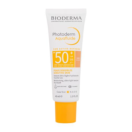 Opalovací přípravek na obličej BIODERMA Photoderm Aquafluid Tinted SPF50+ 40 ml Golden