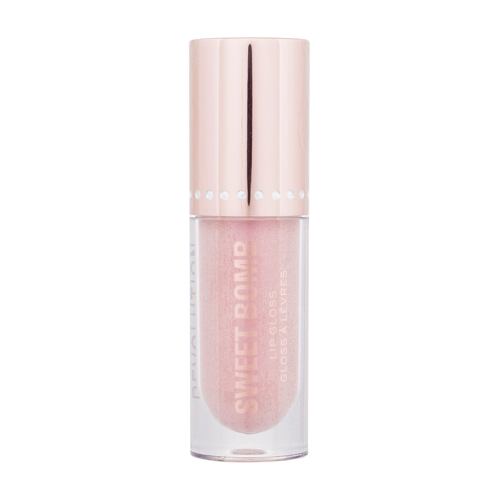 Lesk na rty Makeup Revolution London Y2K Baby Sweet Bomb Lip Gloss 4,5 ml Vanilla Ice White Holo