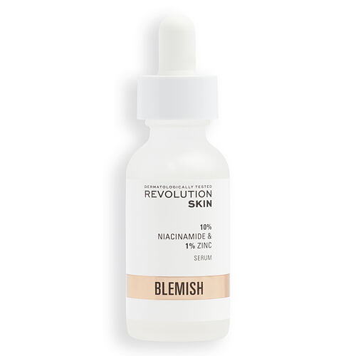 Pleťové sérum Revolution Skincare Blemish 10% Niacinamide + 1% Zinc 30 ml