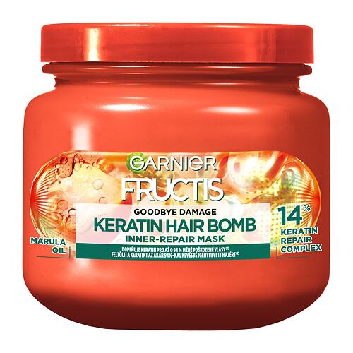 Maska na vlasy Garnier Fructis Goodbye Damage Keratin Hair Bomb 320 ml