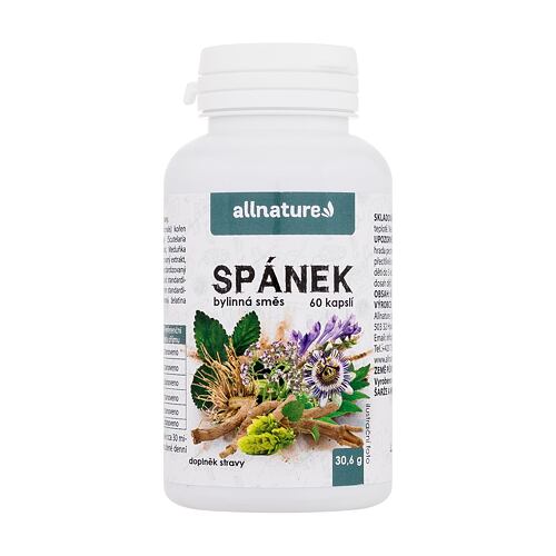 Doplněk stravy Allnature Spánek 60 ks