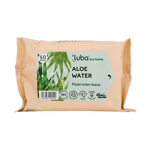 Vlhčený toaletní papír Luba Eco Family Aloe Water 50 ks