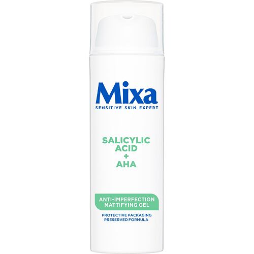 Pleťový gel Mixa Salicylic Acid + AHA Anti-Imperfection Mattifying Gel 50 ml