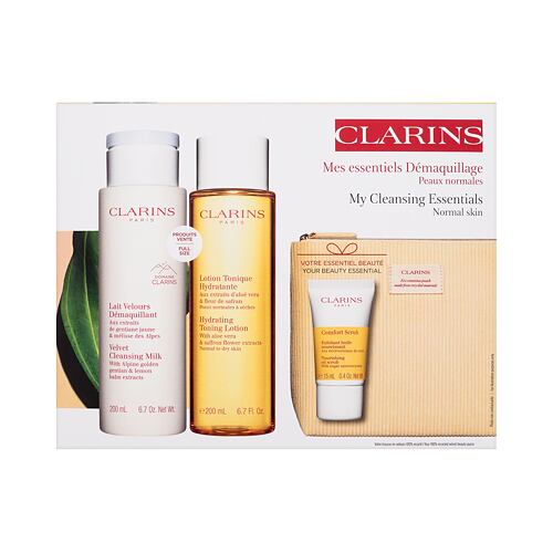 Čisticí mléko Clarins My Cleansing Essentials Normal Skin 200 ml poškozená krabička Kazeta