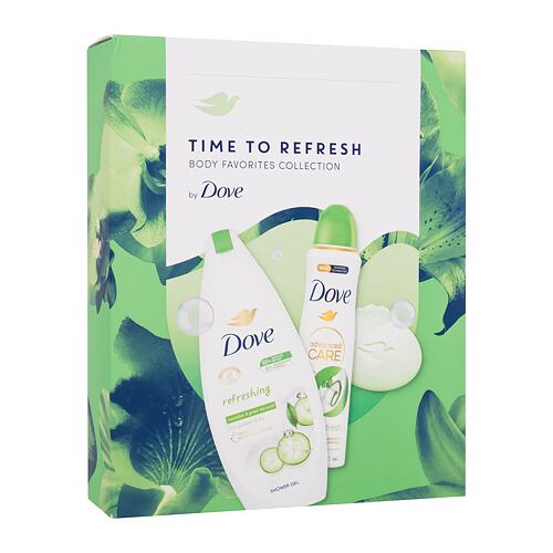 Sprchový gel Dove Time To Refresh Body Favorites Collection 250 ml poškozená krabička Kazeta