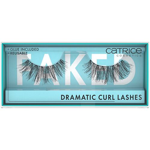 Umělé řasy Catrice Faked Dramatic Curl Lashes 1 ks Black