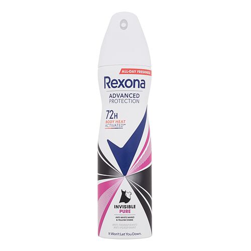 Antiperspirant Rexona Advanced Protection Invisible Pure 72H 150 ml