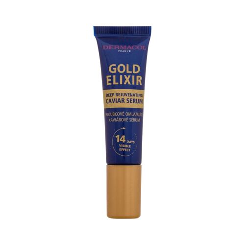 Pleťové sérum Dermacol Gold Elixir Deep Rejuvenating Caviar Serum 12 ml