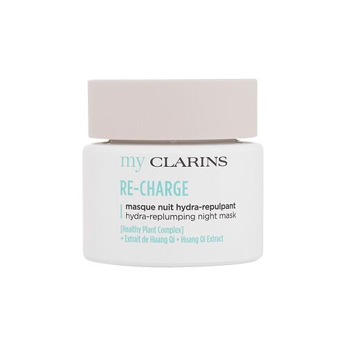 Pleťová maska Clarins Re-Charge Hydra-Replumping Night Mask 50 ml