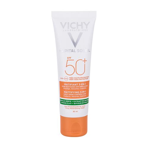 Opalovací přípravek na obličej Vichy Capital Soleil Mattifying 3-in-1 SPF50+ 50 ml