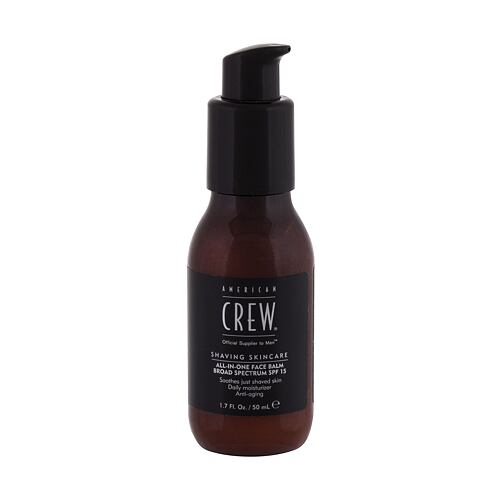 Balzám po holení American Crew Shaving Skincare All-In-One Face Balm SPF15 50 ml