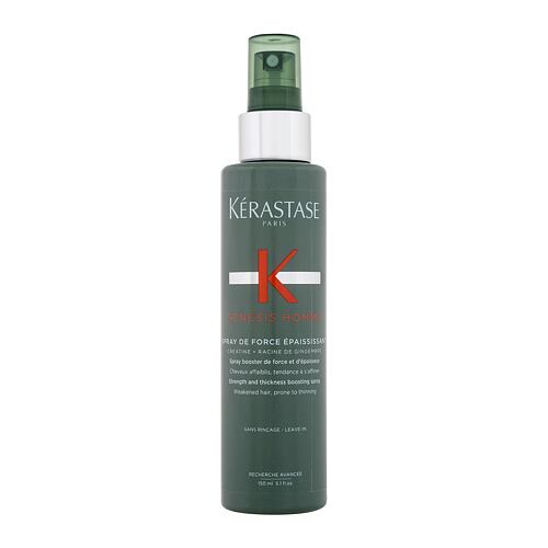 Bezoplachová péče Kérastase Genesis Homme Strength and Thickeness Boosting Spray 150 ml poškozený flakon