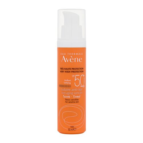 Opalovací přípravek na obličej Avene Anti-Age Suncare Tinted SPF50+ 50 ml